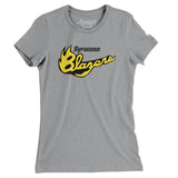 Syracuse Blazers Hockey Women's T-Shirt-Allegiant Goods Co. Vintage Sports Apparel