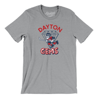 Dayton Gems Hockey Men/Unisex T-Shirt-Allegiant Goods Co. Vintage Sports Apparel