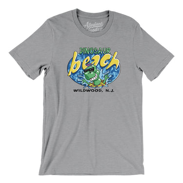 Dinosaur Beach Amusement Park Men/Unisex T-Shirt-Allegiant Goods Co. Vintage Sports Apparel
