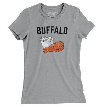 Buffalo Chicken Wings Women's T-Shirt-Allegiant Goods Co. Vintage Sports Apparel