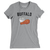 Buffalo Chicken Wings Women's T-Shirt-Athletic Heather-Allegiant Goods Co. Vintage Sports Apparel