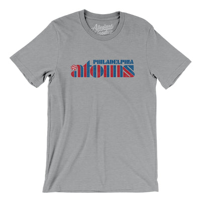 Philadelphia Atoms Soccer Men/Unisex T-Shirt-Athletic Heather-Allegiant Goods Co. Vintage Sports Apparel