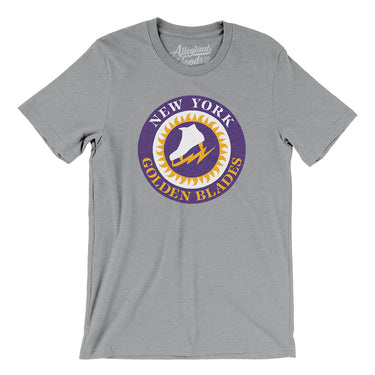 New York Golden Blades Hockey Men/Unisex T-Shirt-Allegiant Goods Co. Vintage Sports Apparel