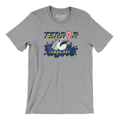Tampa Terror Soccer Men/Unisex T-Shirt-Athletic Heather-Allegiant Goods Co. Vintage Sports Apparel