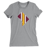 Washington D.C. Helmet Stripes Women's T-Shirt-Allegiant Goods Co. Vintage Sports Apparel