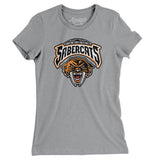 Tacoma Sabercats Hockey Women's T-Shirt-Allegiant Goods Co. Vintage Sports Apparel