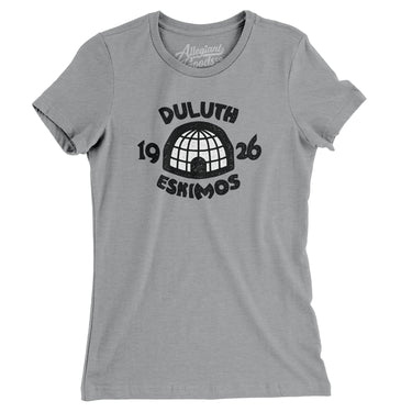 Duluth Eskimos Football Women's T-Shirt-Allegiant Goods Co. Vintage Sports Apparel