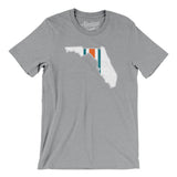 Florida Helmet Stripes Men/Unisex T-Shirt-Allegiant Goods Co. Vintage Sports Apparel
