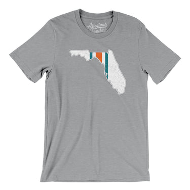 Florida Helmet Stripes Men/Unisex T-Shirt-Allegiant Goods Co. Vintage Sports Apparel