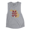 Michigan Home State Women's Flowey Scoopneck Muscle Tank-Athletic Heather-Allegiant Goods Co. Vintage Sports Apparel