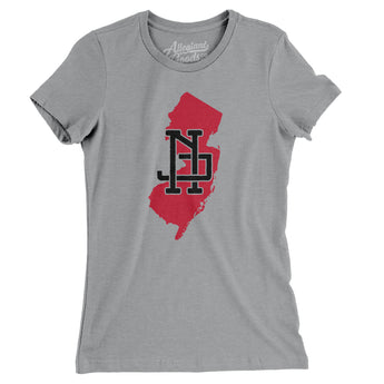 New Jersey Home State Women's T-Shirt-Allegiant Goods Co. Vintage Sports Apparel