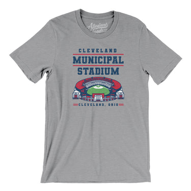 Cleveland Municipal Stadium Men/Unisex T-Shirt-Allegiant Goods Co. Vintage Sports Apparel
