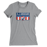 New Jersey Americans Basketball Women's T-Shirt-Allegiant Goods Co. Vintage Sports Apparel