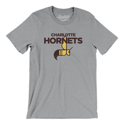 Charlotte Hornets Football Men/Unisex T-Shirt-Athletic Heather-Allegiant Goods Co. Vintage Sports Apparel