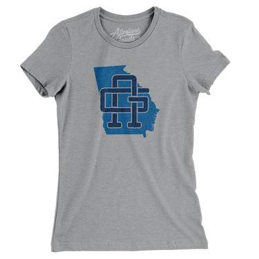 Georgia Home State Women's T-Shirt-Allegiant Goods Co. Vintage Sports Apparel