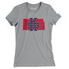 Kansas Home State Women's T-Shirt-Athletic Heather-Allegiant Goods Co. Vintage Sports Apparel