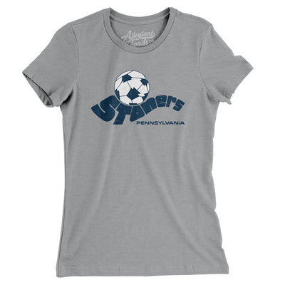 Pennsylvania Stoners Soccer Women's T-Shirt-Athletic Heather-Allegiant Goods Co. Vintage Sports Apparel
