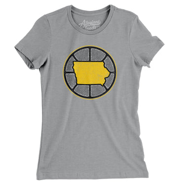 Iowa Basketball Women's T-Shirt-Allegiant Goods Co. Vintage Sports Apparel