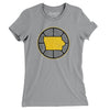 Iowa Basketball Women's T-Shirt-Athletic Heather-Allegiant Goods Co. Vintage Sports Apparel