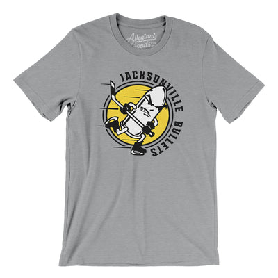 Jacksonville Bullets Hockey Men/Unisex T-Shirt-Athletic Heather-Allegiant Goods Co. Vintage Sports Apparel