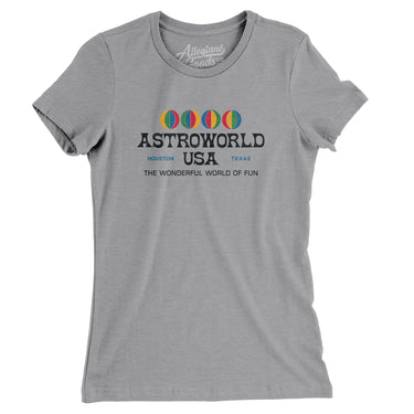 Astroworld Amusement Park Women's T-Shirt-Allegiant Goods Co. Vintage Sports Apparel
