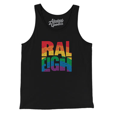 Raleigh North Carolina Pride Men/Unisex Tank Top-Allegiant Goods Co. Vintage Sports Apparel