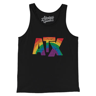 Austin Texas Pride Men/Unisex Tank Top-Allegiant Goods Co. Vintage Sports Apparel