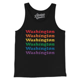 Washington Pride Men/Unisex Tank Top-Allegiant Goods Co. Vintage Sports Apparel