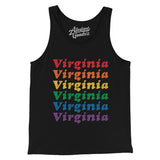 Virginia Pride Men/Unisex Tank Top-Allegiant Goods Co. Vintage Sports Apparel