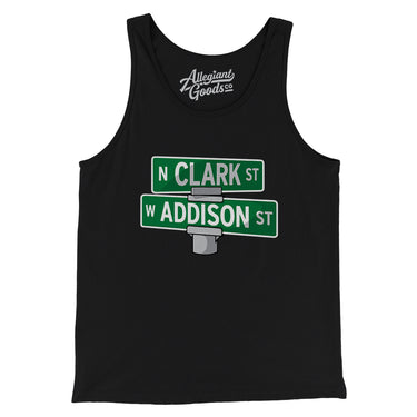 Addison & Clark Street Chicago Men/Unisex Tank Top-Allegiant Goods Co. Vintage Sports Apparel