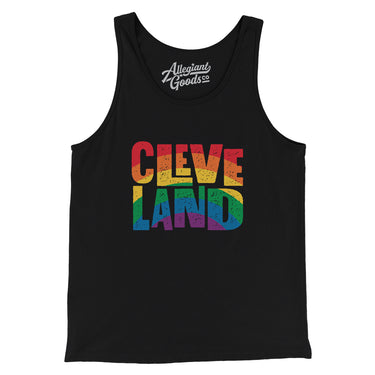 Cleveland Ohio Pride Men/Unisex Tank Top-Allegiant Goods Co. Vintage Sports Apparel