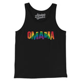 Omaha Nebraska Pride Men/Unisex Tank Top-Allegiant Goods Co. Vintage Sports Apparel