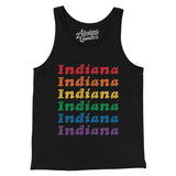 Indiana Pride Men/Unisex Tank Top-Allegiant Goods Co. Vintage Sports Apparel