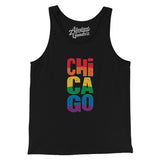 Chicago Illinois Pride Men/Unisex Tank Top-Allegiant Goods Co. Vintage Sports Apparel