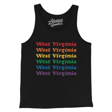 West Virginia Pride Men/Unisex Tank Top-Allegiant Goods Co. Vintage Sports Apparel