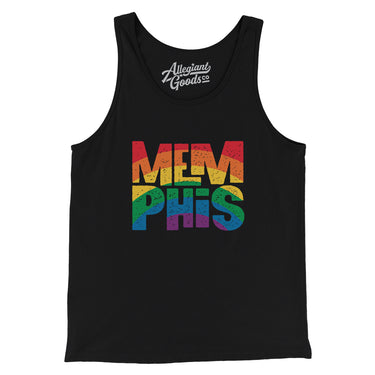 Memphis Tennessee Pride Men/Unisex Tank Top-Allegiant Goods Co. Vintage Sports Apparel