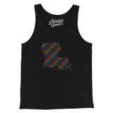 Louisiana Pride State Men/Unisex Tank Top-Allegiant Goods Co. Vintage Sports Apparel