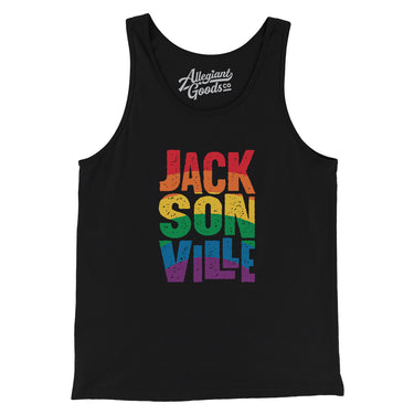 Jacksonville Florida Pride Men/Unisex Tank Top-Allegiant Goods Co. Vintage Sports Apparel
