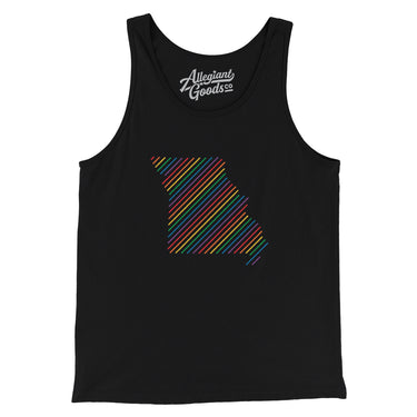 Missouri Pride State Men/Unisex Tank Top-Allegiant Goods Co. Vintage Sports Apparel