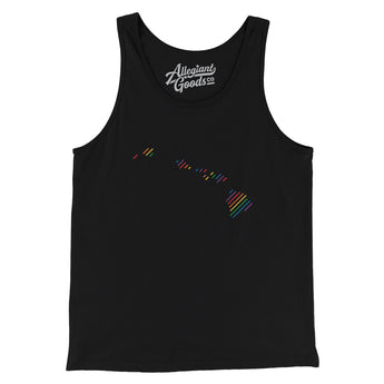 Hawaii Pride State Men/Unisex Tank Top-Allegiant Goods Co. Vintage Sports Apparel