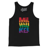 Milwaukee Wisconsin Pride Men/Unisex Tank Top-Allegiant Goods Co. Vintage Sports Apparel