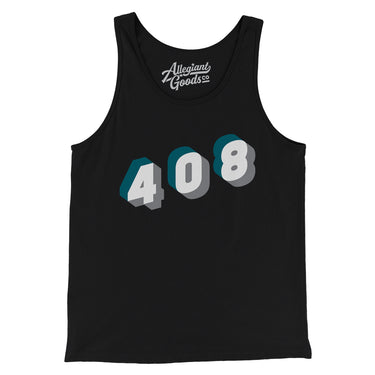 San Jose 408 Area Code Men/Unisex Tank Top-Allegiant Goods Co. Vintage Sports Apparel