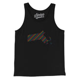 Massachusetts Pride State Men/Unisex Tank Top-Allegiant Goods Co. Vintage Sports Apparel