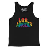 Los Angeles California Pride Men/Unisex Tank Top-Allegiant Goods Co. Vintage Sports Apparel