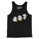 Orlando 407 Area Code Men/Unisex Tank Top-Allegiant Goods Co. Vintage Sports Apparel