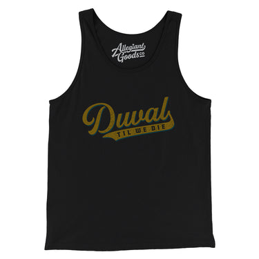 Duval Til We Die Men/Unisex Tank Top-Allegiant Goods Co. Vintage Sports Apparel