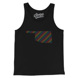 Oklahoma Pride State Men/Unisex Tank Top-Allegiant Goods Co. Vintage Sports Apparel
