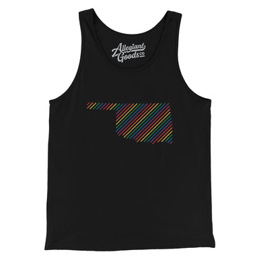 Oklahoma Pride State Men/Unisex Tank Top-Allegiant Goods Co. Vintage Sports Apparel