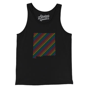 New Mexico Pride State Men/Unisex Tank Top-Allegiant Goods Co. Vintage Sports Apparel