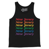 New Jersey Pride Men/Unisex Tank Top-Allegiant Goods Co. Vintage Sports Apparel